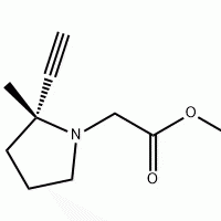 (2R)-2-乙炔-2-甲基-1-吡咯烷乙酸 1