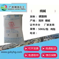 广东批发 南方 双环99轻质重质 工业级食品级 碳酸钠 纯碱