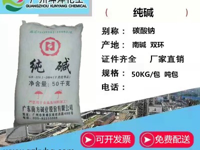 广东批发 南方 双环99轻质重质 工业级食品级 碳酸钠 纯碱图2