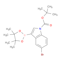 1-叔丁氧羰基-5-溴吲哚-3-硼酸频哪醇酯