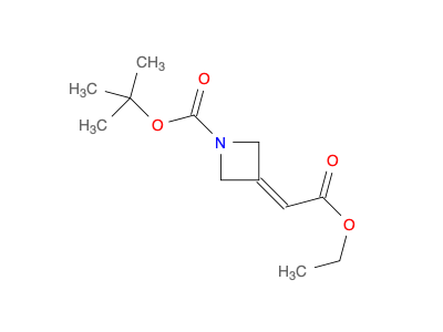 3-乙氧基羰基亚甲基-氮杂丁烷-1-羧酸叔丁酯