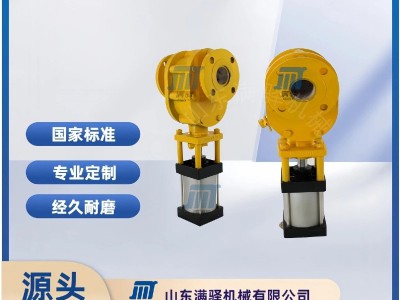 气动耐磨陶瓷双闸板阀 定制气力输灰仓泵进出料阀