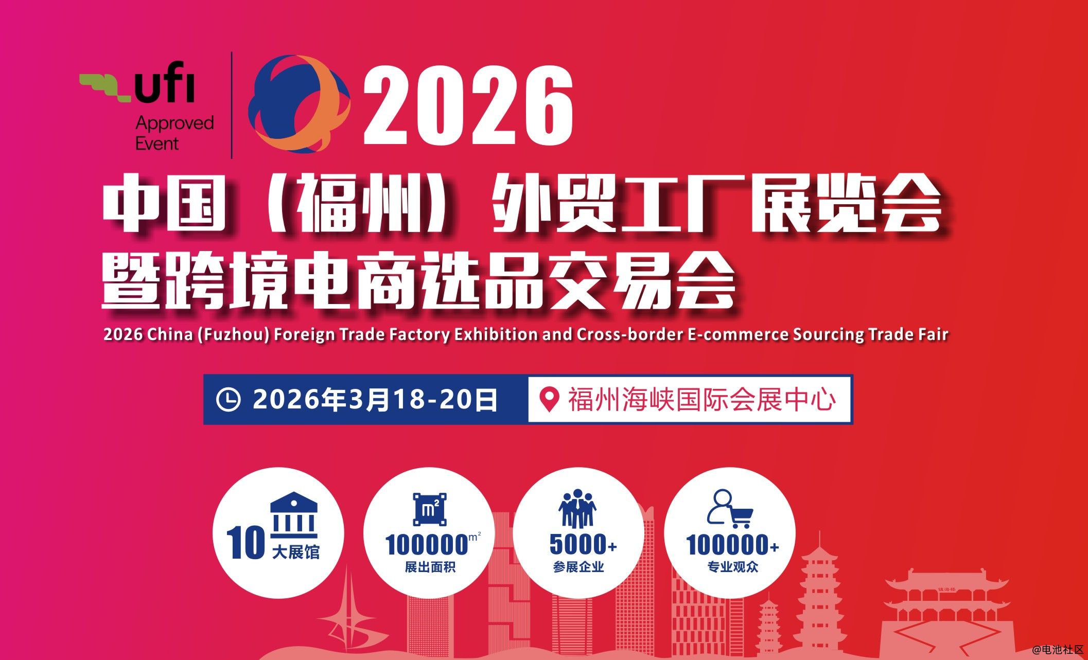 官宣：2026福州外贸工厂展览会暨跨境电商选品交易会